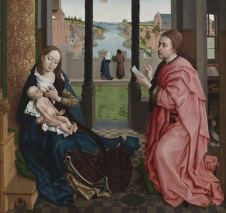 St Luke drawing the Virgin, Rogier van der Weyden ©State Hermitage Museum, St Petersburg