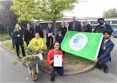 ECO Award Green Flag award winners at Cardinal Wiseman Catholic School in Coventry