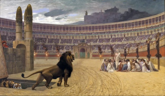 The Christian Martyrs' Last Prayer, by Jean-Léon Gérôme, 1863 and 1883. © Walters Art Museum, Baltimore, Maryland
