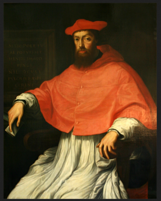 Cardinal Pole by  follower of Sebastiano del Piombo. Lambeth Palace. Image courtesy of Church Commissioners.