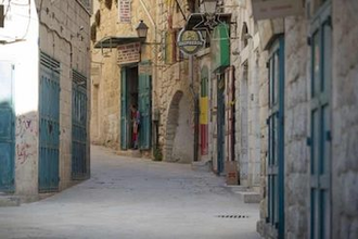 Shops closed and shuttered in Bethlehem
