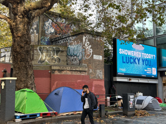 Tottenham Court Rd yesterday. Image: ICN/JS