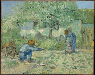 First Steps, after Millet, by Vincent Van Gogh, 1890 © The Metropolitan Museum of Art, New York