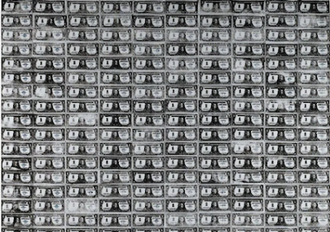 200 One Dollar Bills, by Andy Warhol, 1962 © Sold Sotheby New York in 2009 for $43.8 million