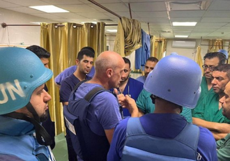 WHO-led  team visits Al Shifa Hospital in Gaza