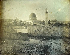 View of Jerusalem. Photographed by Joseph-Philibert Girault de Prangey, 1844 © The Smithsonian Museum, Washington