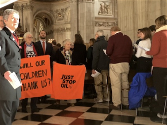 Campaigners take their message to St Paul's