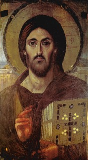 Christ Pantocrator 6th C Sinai Orthodox Icon