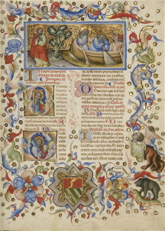 Illuminated Manuscript - the Calling of Peter and Andrew, by Master of the Brussels Initials. ©The John Paul Getty Museum, Los Angeles