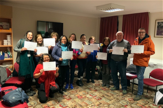 Course group with our certificates