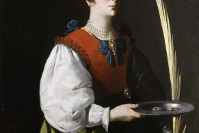 Saint Lucy, by Francisco de Zurbarán, 1625/1630  © National Gallery of Art, Washington