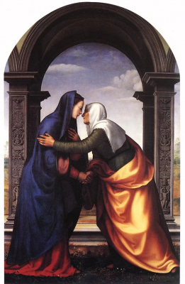 The Visitation, by Mariotto Albertinelli, 1503 © Galleria degli Uffizi, Florence