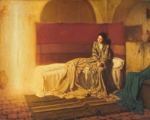 The Annunciation Philadelphia Museum of Art 1899 by Henry Ossawa Tanner