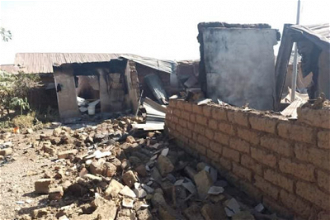 Nigeria Christmas attack on the Stefanos Foundation.  Image: Release International