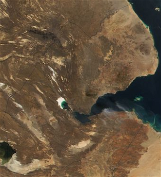 Satellite Image of Djibouti. NASA/GSFC, Public domain, Wikimedia Commons