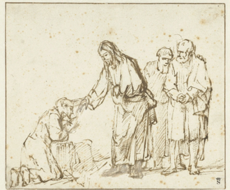 Christ Healing a Leper by Rembrandt, 1650  ©Rijksmuseum, Amsterdam