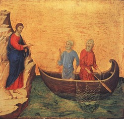 The Calling of Peter and Andrew by Duccio di Buoni
