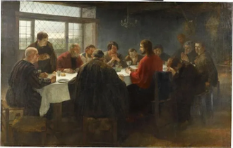 The Last Supper, by Fritz von Uhde, 1886 © Staatsgalerie, Stuttgart, Germany