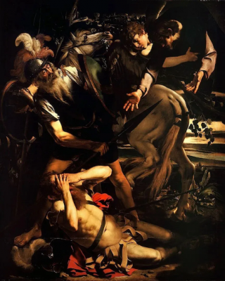 The Conversion of Saint Paul,  Michelangelo Merisi da Caravaggio 1601 © Odescalchi Balbi Collection, Rome
