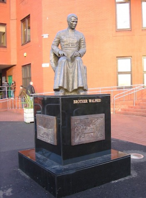 Br Walfrid statue at Celtic Park