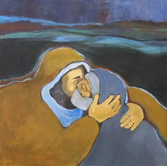 Jesus Heals the Leper, 2014, © Ann Lukesh Artist