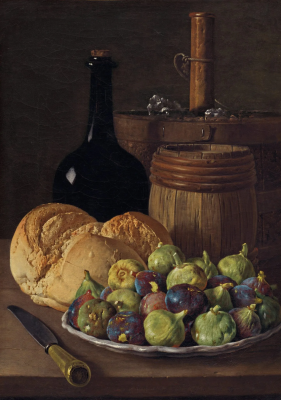 Still Life with Figs and Bread, by Luis Meléndez, 1770 © National Gallery of Art, Washington