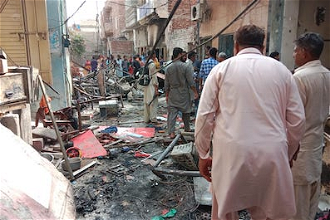 Scene of devastation after mob attacked Christian homes  and churches in Jaranwala  (© ACN)