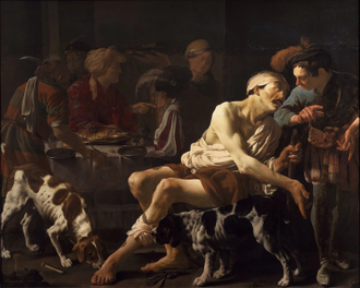The Rich Man and the Poor Lazarus, by Hendrick ter Brugghen, 1625 © Centraal Museum, Utrecht