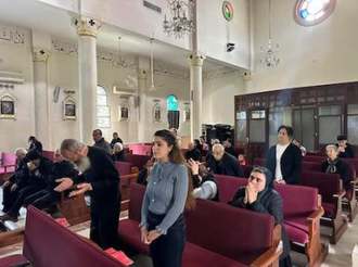 Prayers at Holy Family Church