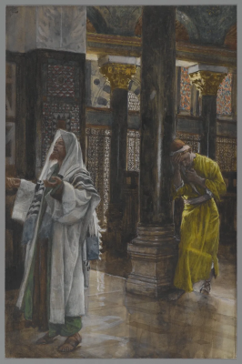 The Pharisee and the Tax Collector by James Tissot © Brooklyn Museum, New York
