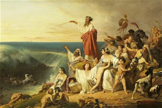 The Children of Israel Crossing the Red Sea, by Frédéric Schopin, 1855 © Bristol Museums, Galleries & Archives