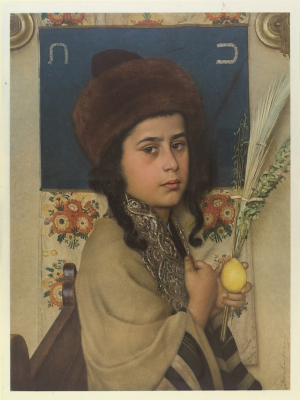 The Four Species of Sukkot (Akin to the High Priest), by Isidor Kaufmann, 1893 © Jewish Museum, London