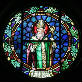 Saint Patrick,  Saint Patrick Catholic Church, Junction City, Ohio, © Christian Art