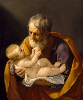 St Joseph and the Christ Child by Guido Reni © Museum of Fine Arts, Houston