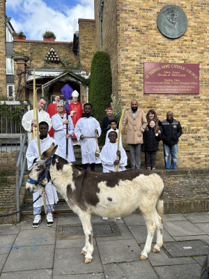 Five north London churches united in prayer on Palm Sunday