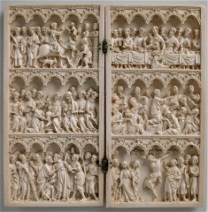 Diptych with Scenes from Christ's Passion of Christ, French (possibly Paris),1350-75 AD © Metropolitan Museum of Art, New York