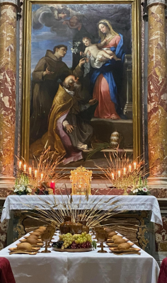 Altar of Repose at San Silvestro in Capite.