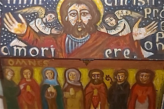 Christ the Morning Star by Fr Robert Gibbons painted 1982