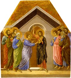 Maesta Altarpiece: The Incredulity of Saint Thomas 1461 Duccio