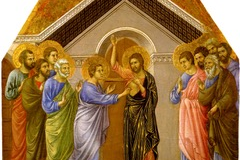 Maesta Altarpiece: The Incredulity of Saint Thomas 1461 Duccio