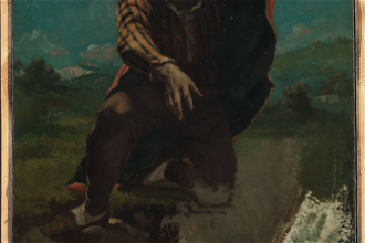 The Man Made Mad with Fear, Self-portrait by Gustave Courbet,1844 © National Museum of Norway, Oslo