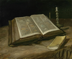 Still Life with Bible, by Vincent Van Gogh,  October 1885 © Van Gogh Museum, Amsterdam