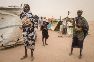 Lives disrupted in Sudan. Image: Caritas