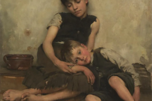 Orphans, by Thomas Benjamin Kennington, 1885 © Tate Britain, London