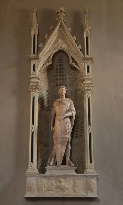 Saint George, by Donatello, Sculpted between 1415-1417 © Bargello Museum, Florence