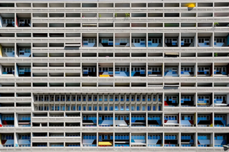 Corbusier house Berlin, designed by Charles-Édouard Jeanneret, known as Le Corbusier, 1953  © CorbusierHaus Berlin