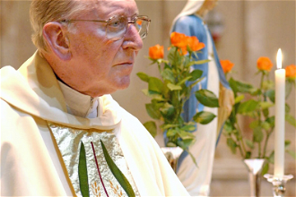 Father Desmond Broderick. Image: Archdiocese of Glasgow Facebook page.