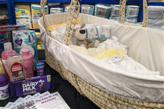 St Gianna project Moses basket