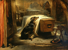 The Old Shepherd's Chief Mourner, by Sir Edwin Landseer, 1837 © V&A, London / Alamy
