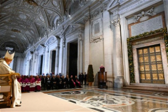 The Holy Door at St Peter's, Credit: Vatican News